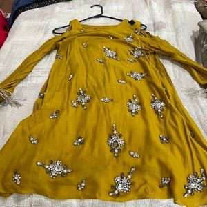 3pc rozina munib shoulder cut out shalwar kameez